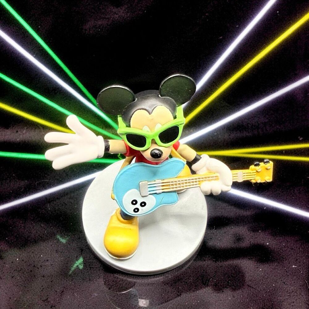 Disney Store Mickey & Friend PVC Figure Cake Topper Popstar Mickey Mouse A67